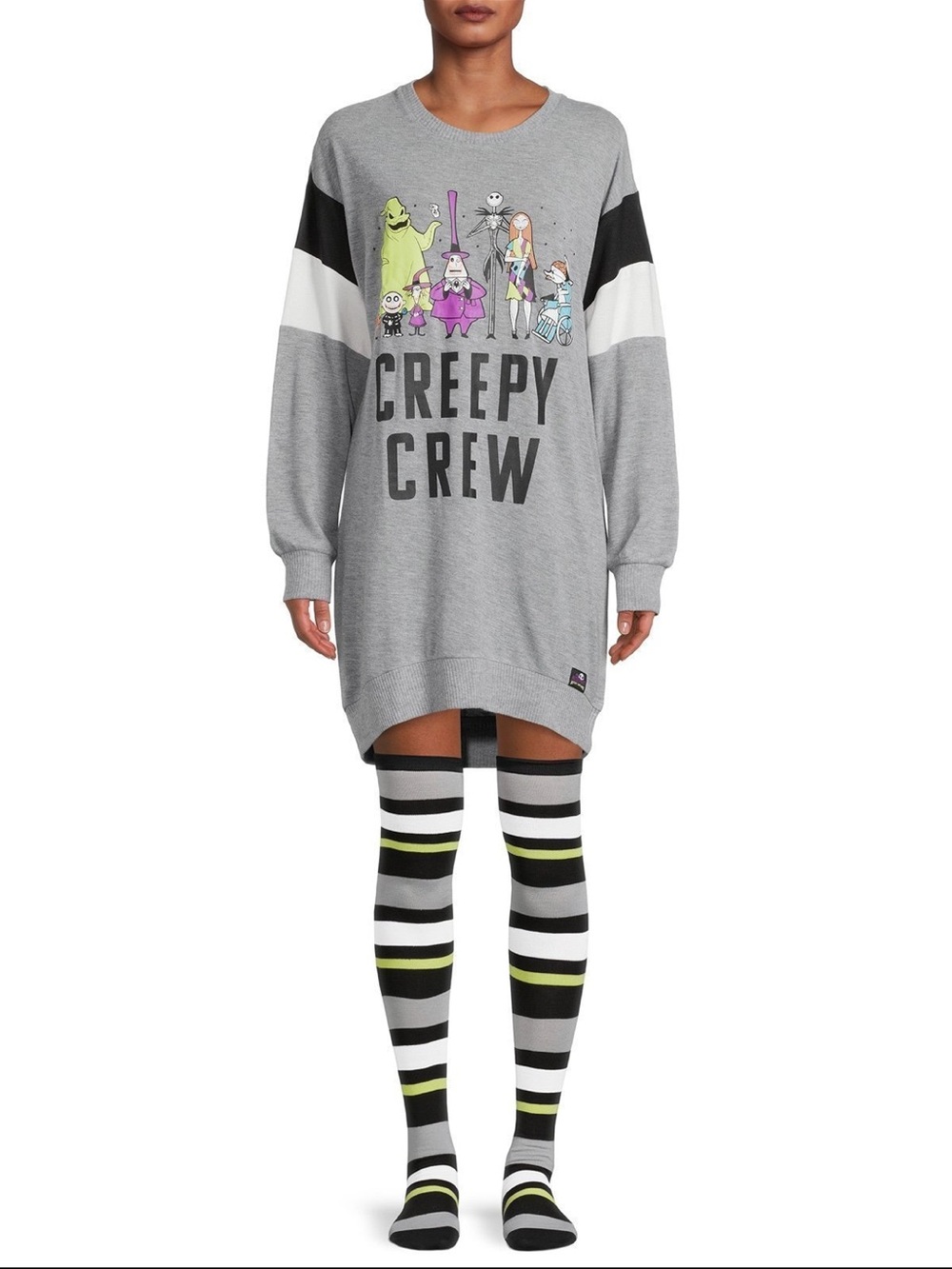 Disney Gray 'Creepy Crew' Nightshirt with Multicolor Graphic